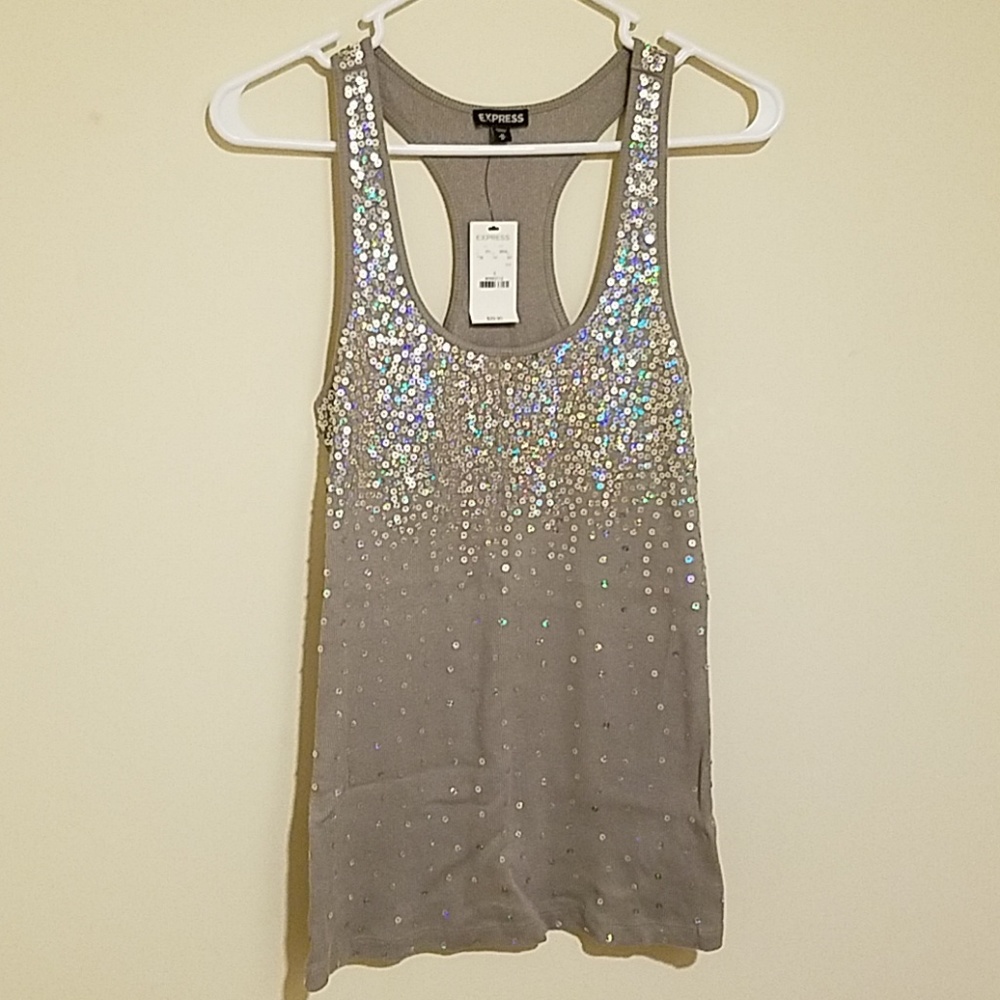 NWT Sequin Tank Top